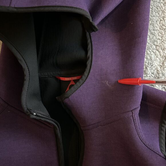 Gerry Women's Size Small Hooded Sleeveless Vest Purple Outerwear Athletic Zip - Picture 8 of 15